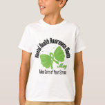 Butterfly Ribbon Mental Health Awareness Month T-Shirt