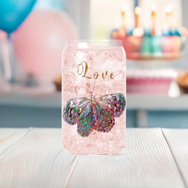 Butterfly Rising 2 Can Glass (Insitu (Baby Shower))