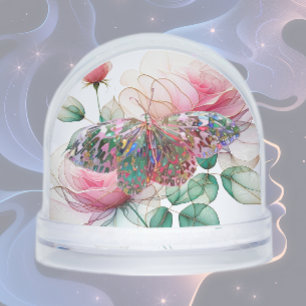 Butterfly Rising Snow Globe
