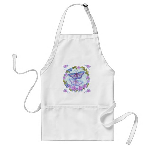 Butterfly Roses  apron