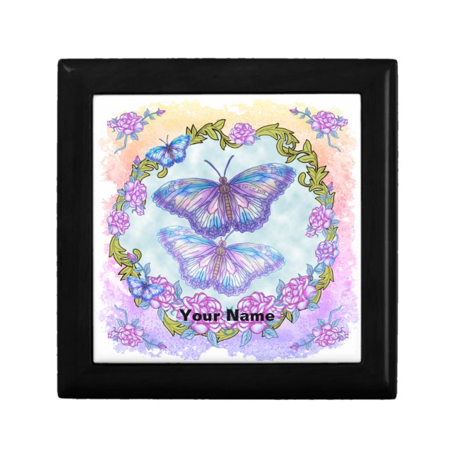 Butterfly Roses Gift Box (Front)