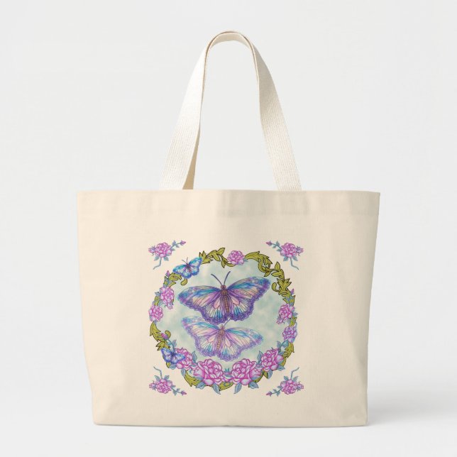 Butterfly Roses  Tote Bag (Front)
