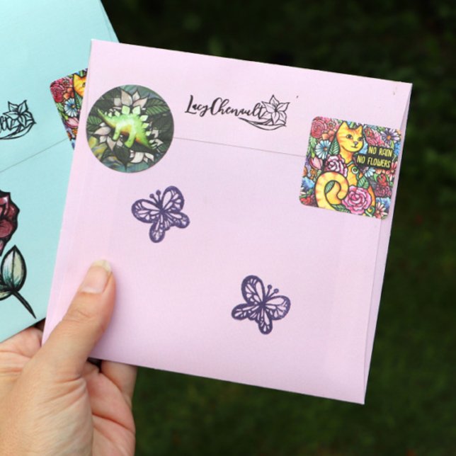 Butterfly Rubber Stamp (Creator Uploaded)