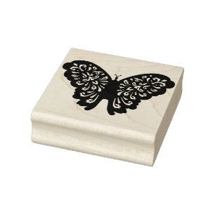 Butterfly Rubber Stamp
