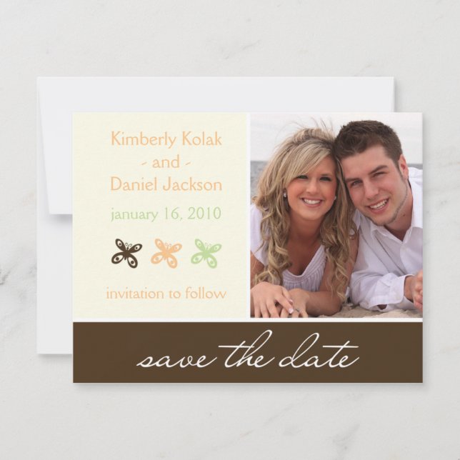 Butterfly "Save the Date" Save The Date (Front)