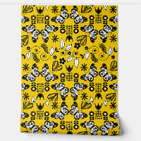 Butterfly Scandinavian folk art 