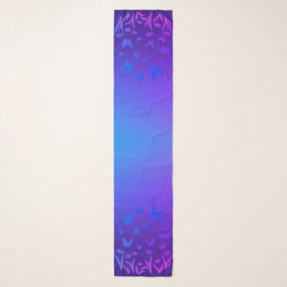 Butterfly Scarves Neon Butterfly Art Scarf