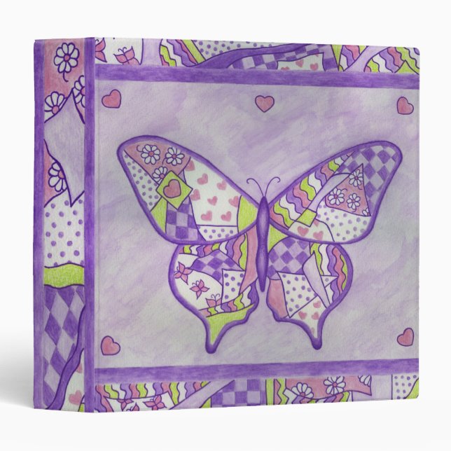 Butterfly Scrapbook Binder (Front/Spine)