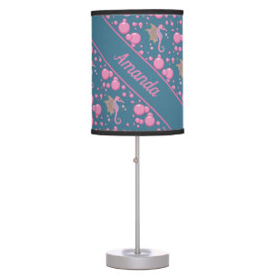 Butterfly Seahorse Custom Name Lamp