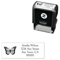 Butterfly Self-inking Stamp
