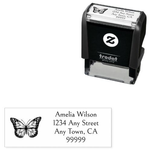 Butterfly Self_inking Stamp