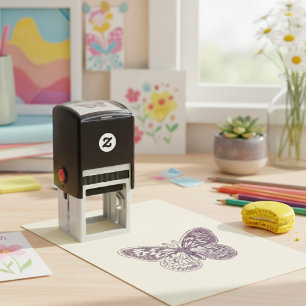 Butterfly Self-inking Stamp