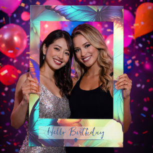 Butterfly Selfie Frame, Custom Photo Frame