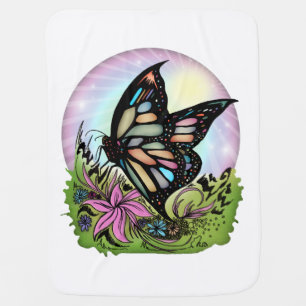Butterfly Serenity Baby Blanket