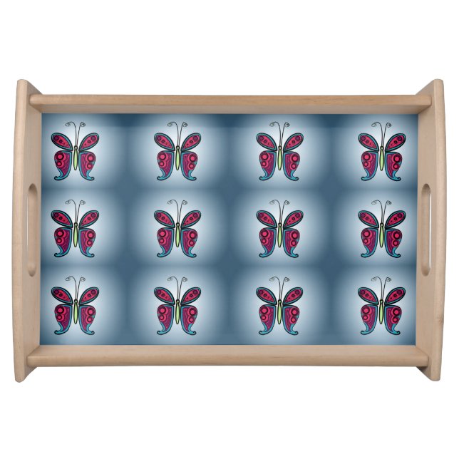 Butterfly  serving tray (Front)