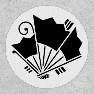 Butterfly-shaped fans (Ageha) Patch