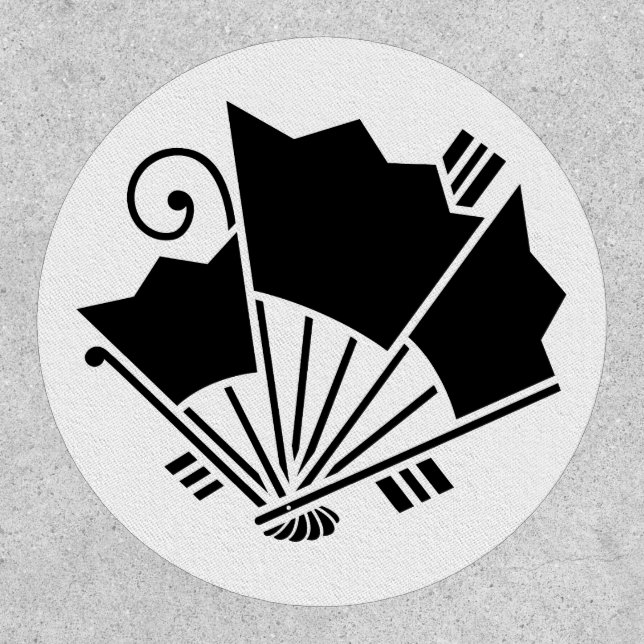 Butterfly-shaped fans (Ageha)  Patch (Front)