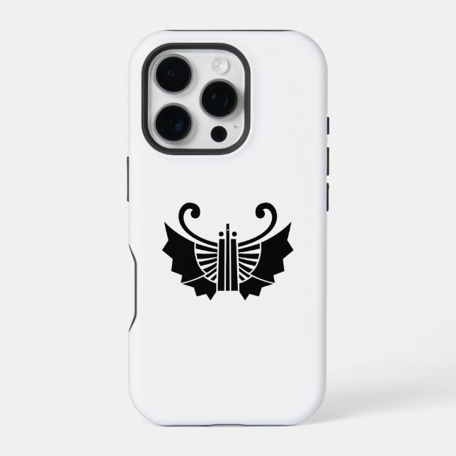 Butterfly-shaped fans (Kocho) Iphone Case (Back)