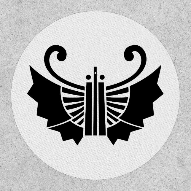 Butterfly-shaped fans (Kocho)  Patch (Front)