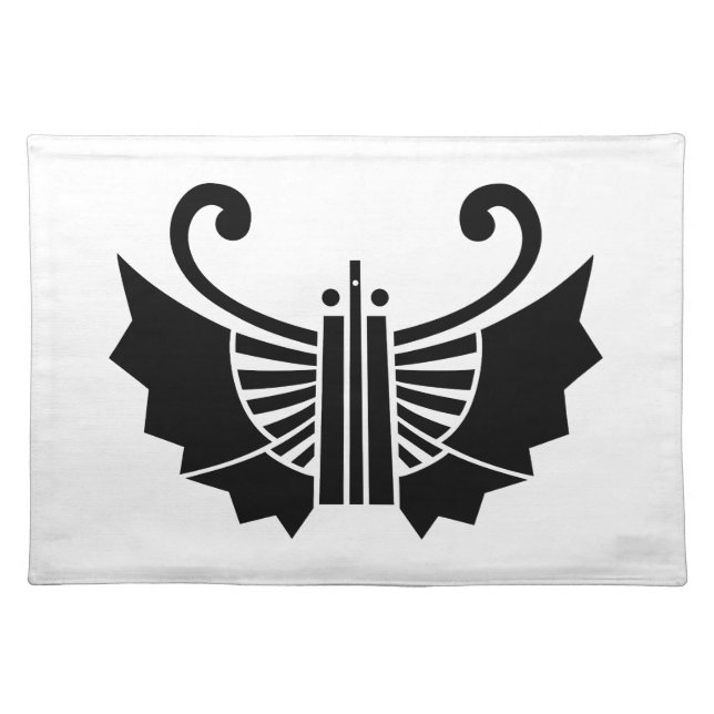 Butterfly-shaped fans (Ogi kocho) Placemat (Front)