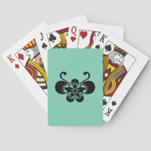 Butterfly-shaped goka playing cards