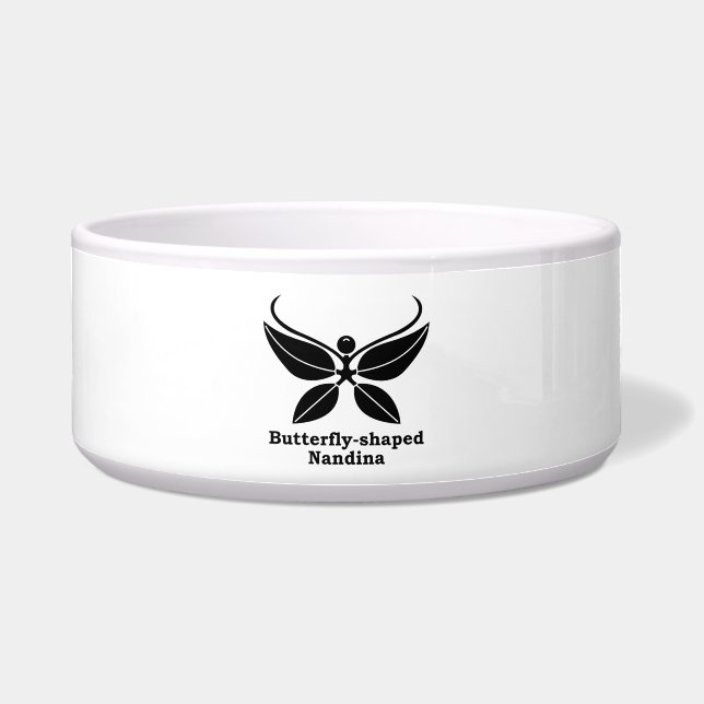 Butterfly-shaped nandina bowl (Front)