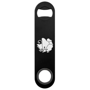 Butterfly-shaped wood sorrel speed bottle opener
