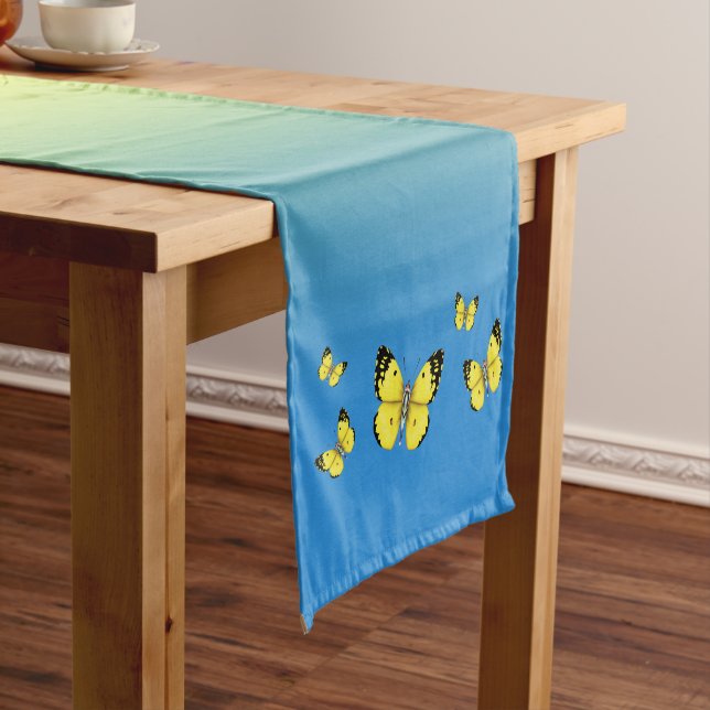 Butterfly Short Table Runner (In Situ)