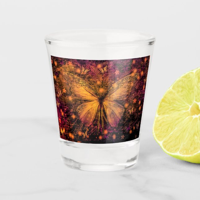 Butterfly Shot Glass (Front)