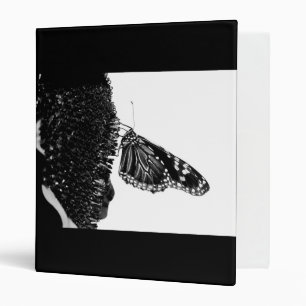 butterfly shy blacq 3 ring binder