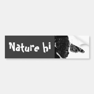 butterfly shy blacq bumper sticker