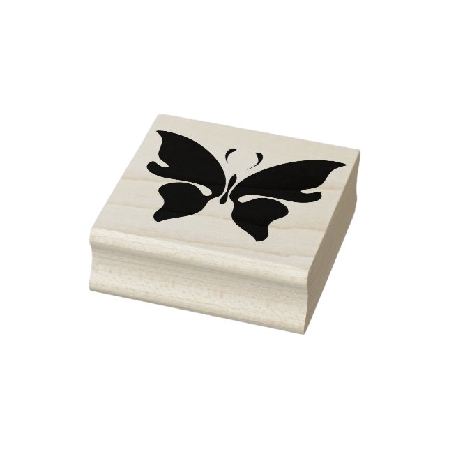 butterfly silhouette art stamp (Stamp)