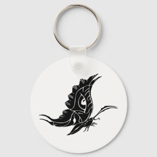 Butterfly Silhouette Keychain