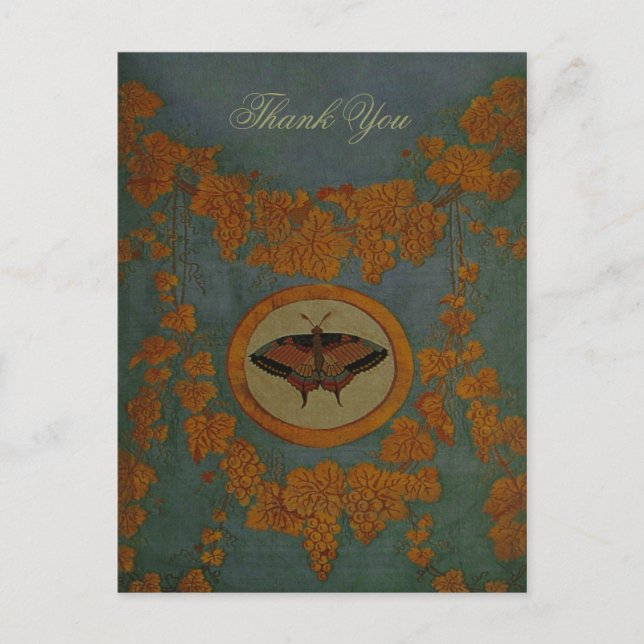 Butterfly Silk Cloth ~ Postcard / Invitations (Front)