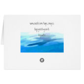 Butterfly Sillouette Graphics Cards (Back Horizontal)