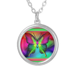 Butterfly Silver Plated Necklace