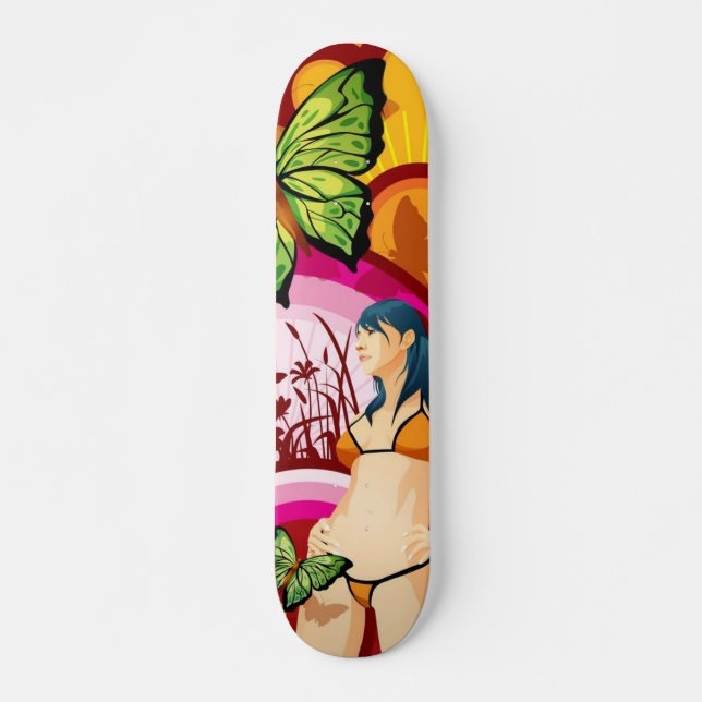 Butterfly Skateboard Deck (Front)