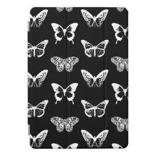 Butterfly sketch, white and black case for the iPa
