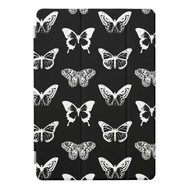 Butterfly sketch, white and black case for the iPa (Front)