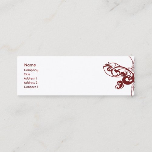 Butterfly - Skinny Business Cards