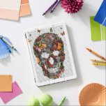 Butterfly Skull iPad Pro Cover<br><div class="desc">Butterfly Skull by Fab Funky. Features a skull made out of butterflies in varying colors with a book page for a background. | 190470D</div>