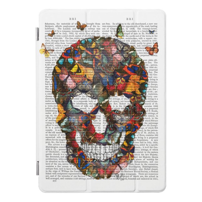 Butterfly Skull iPad Pro Cover (Front)