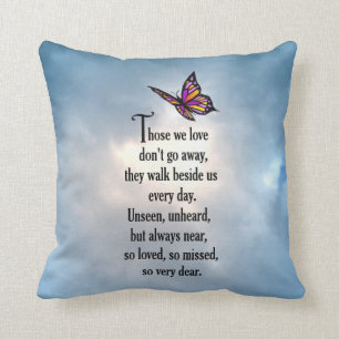 Butterfly "So Loved" Throw Pillow