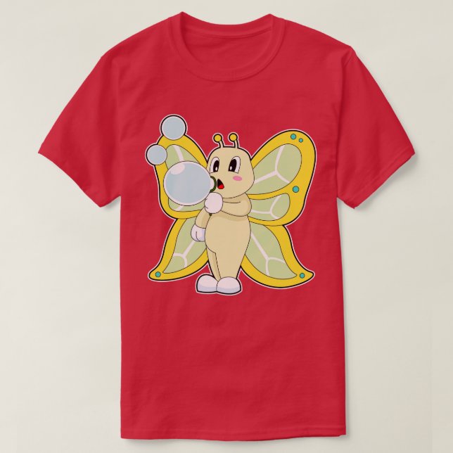 Butterfly Soap bubbles T-Shirt (Design Front)