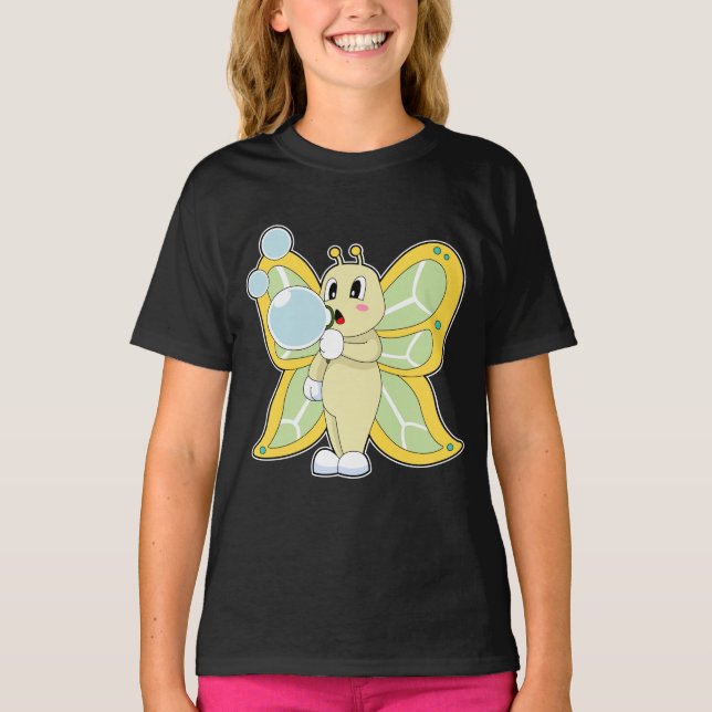Butterfly Soap bubbles T-Shirt (Front)