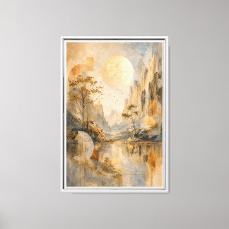 Butterfly Soul | Contemporary Butterfly Portrait Canvas Print