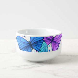 Butterfly Soup Mug | Elegant Gift for Her