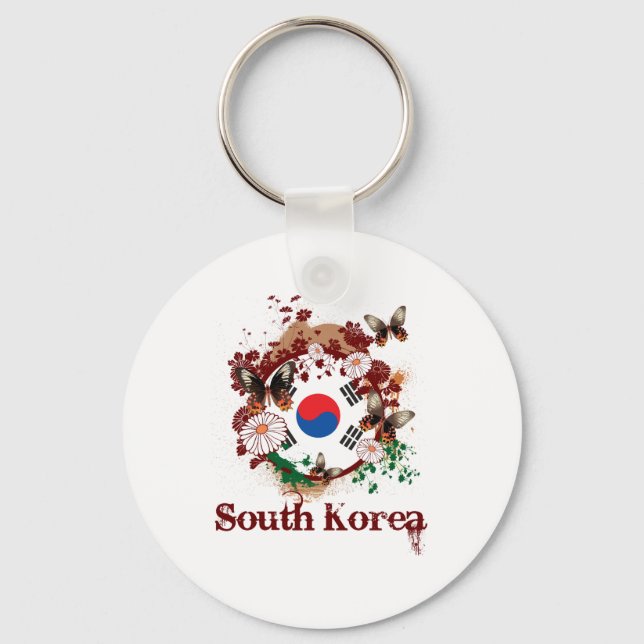 Butterfly South Korea Keychain (Front)