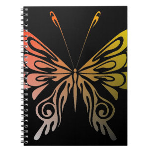 Butterfly Spiral Notebook