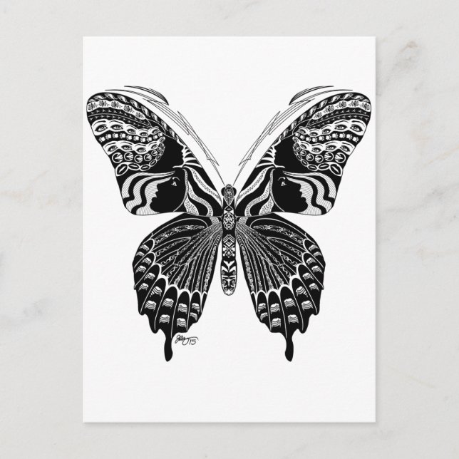 Butterfly Spirit Animal Postcard (Front)